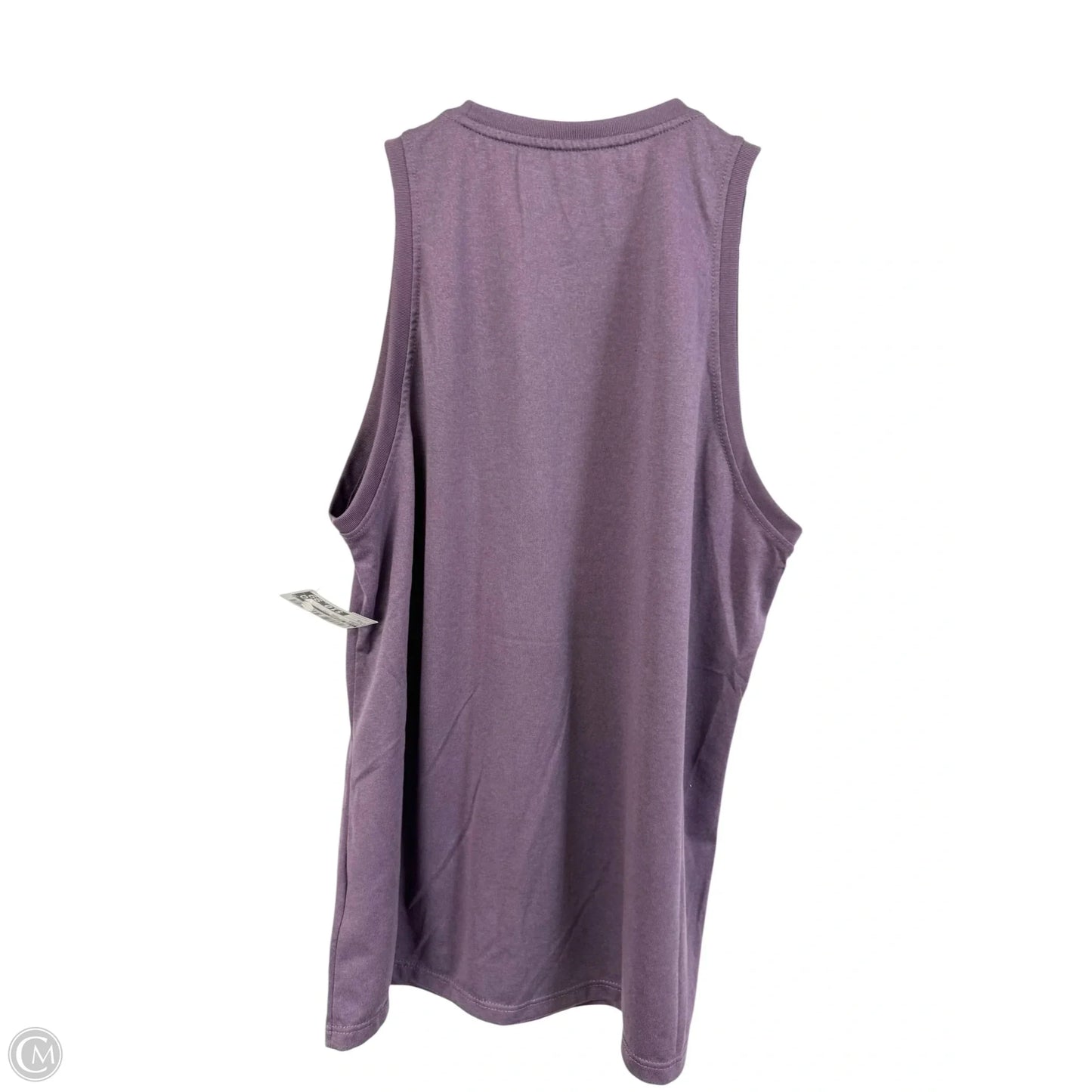 Athletic Tank Top By Nike Apparel In Purple, Size: M