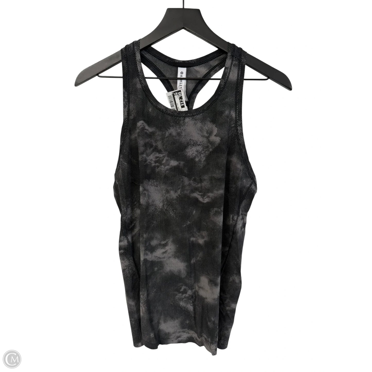 Athletic Tank Top By Athleta In Black & Grey, Size: M