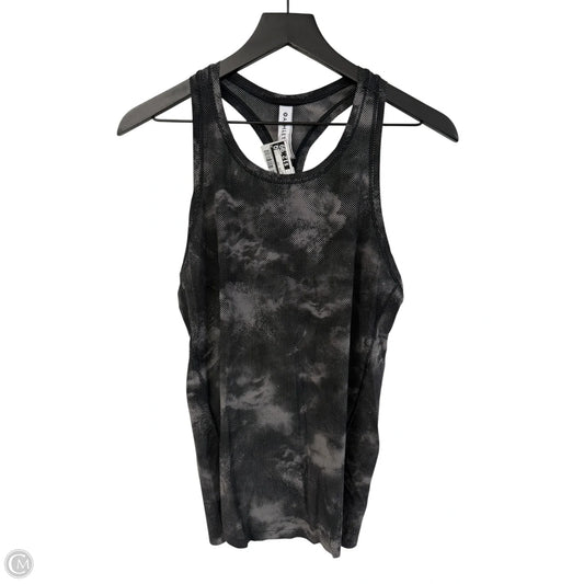 Athletic Tank Top By Athleta In Black & Grey, Size: M