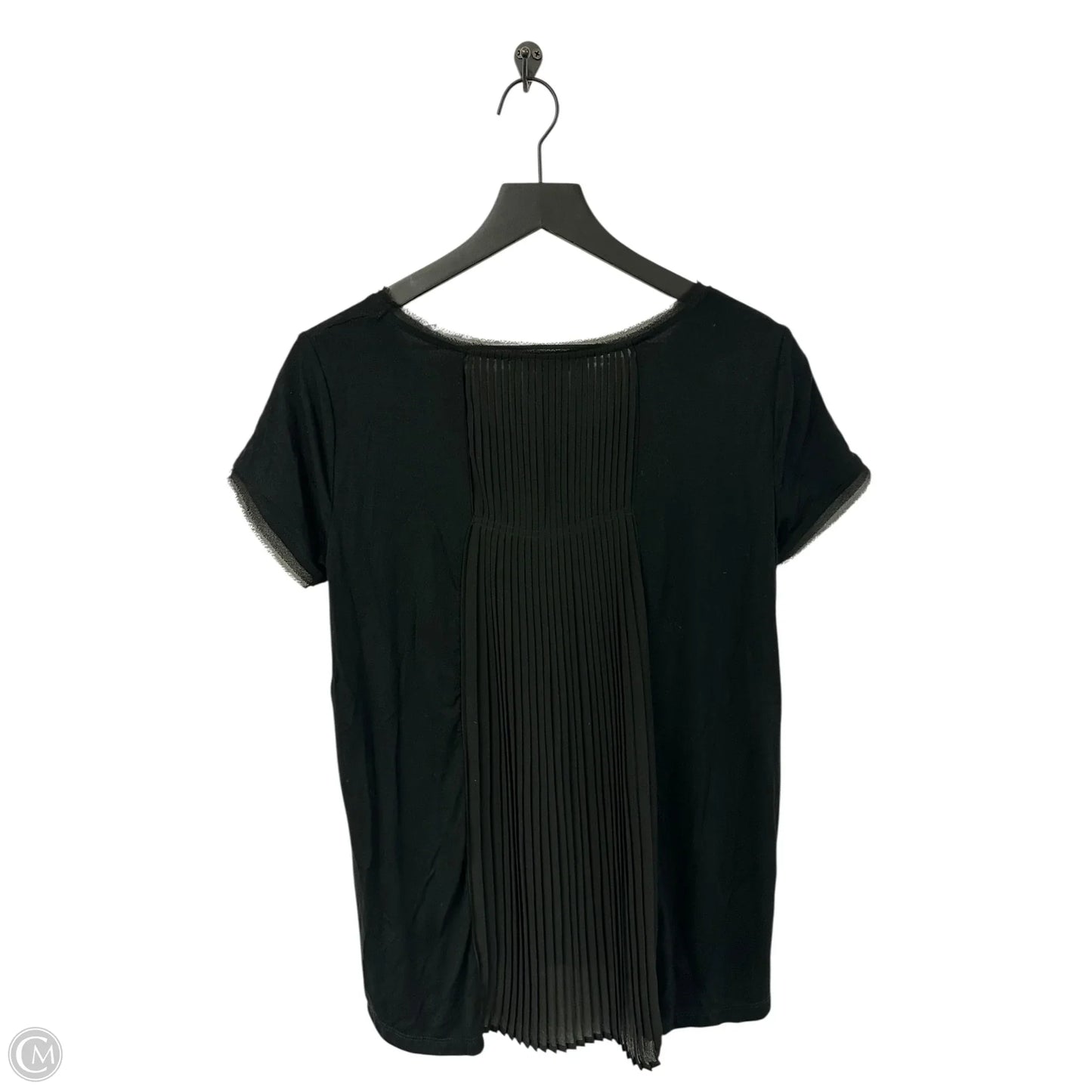 Top Short Sleeve By Rose And Olive In Black, Size: M