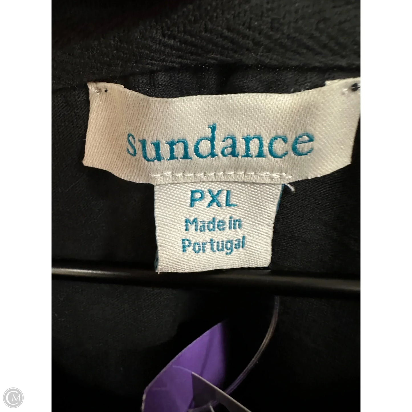 Top Short Sleeve Basic By Sundance In Black, Size: Xlp