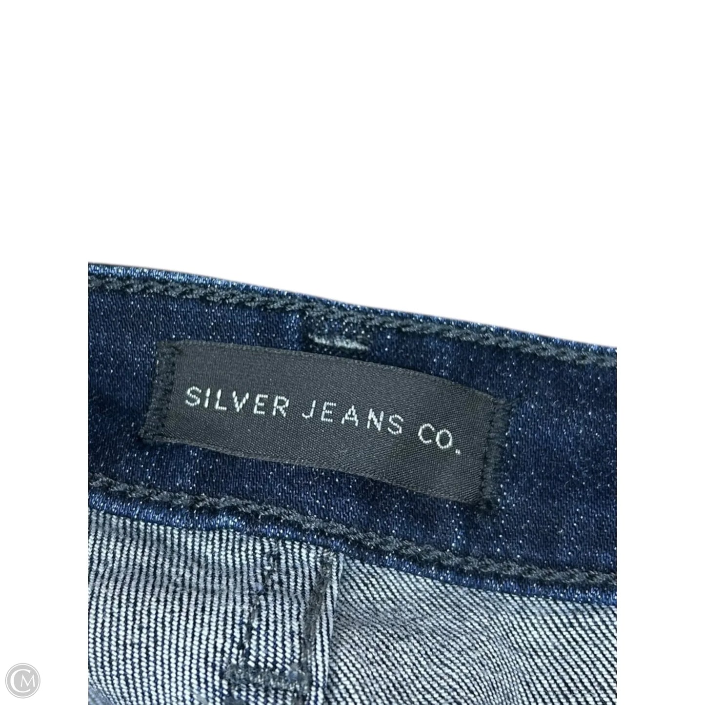 Jeans Skinny By Silver In Blue Denim, Size: 10