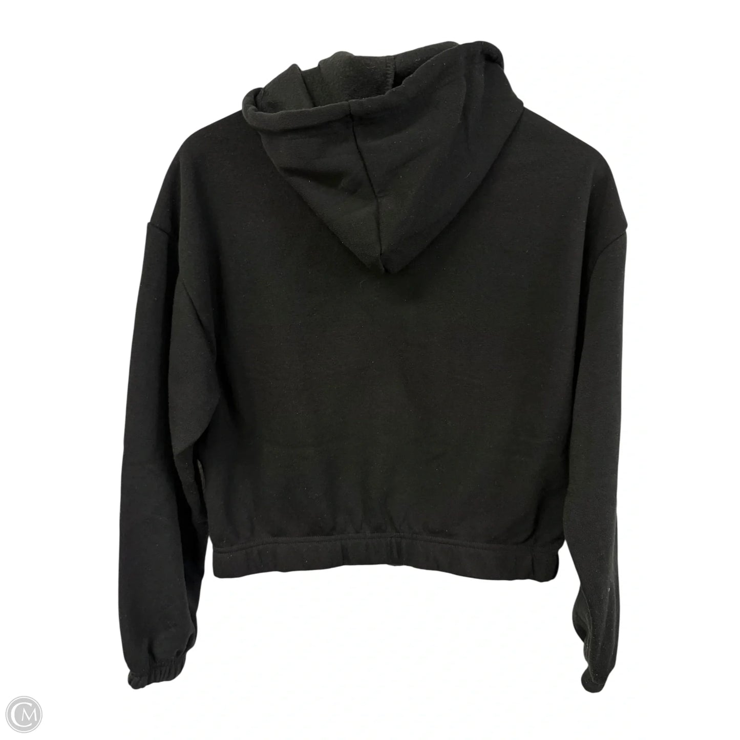 Sweatshirt Hoodie By Clothes Mentor In Black, Size: M