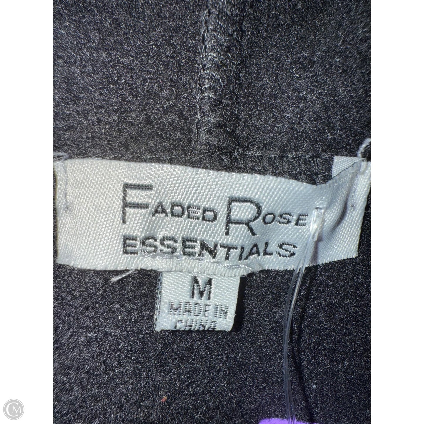 Sweatshirt Hoodie By Clothes Mentor In Black, Size: M