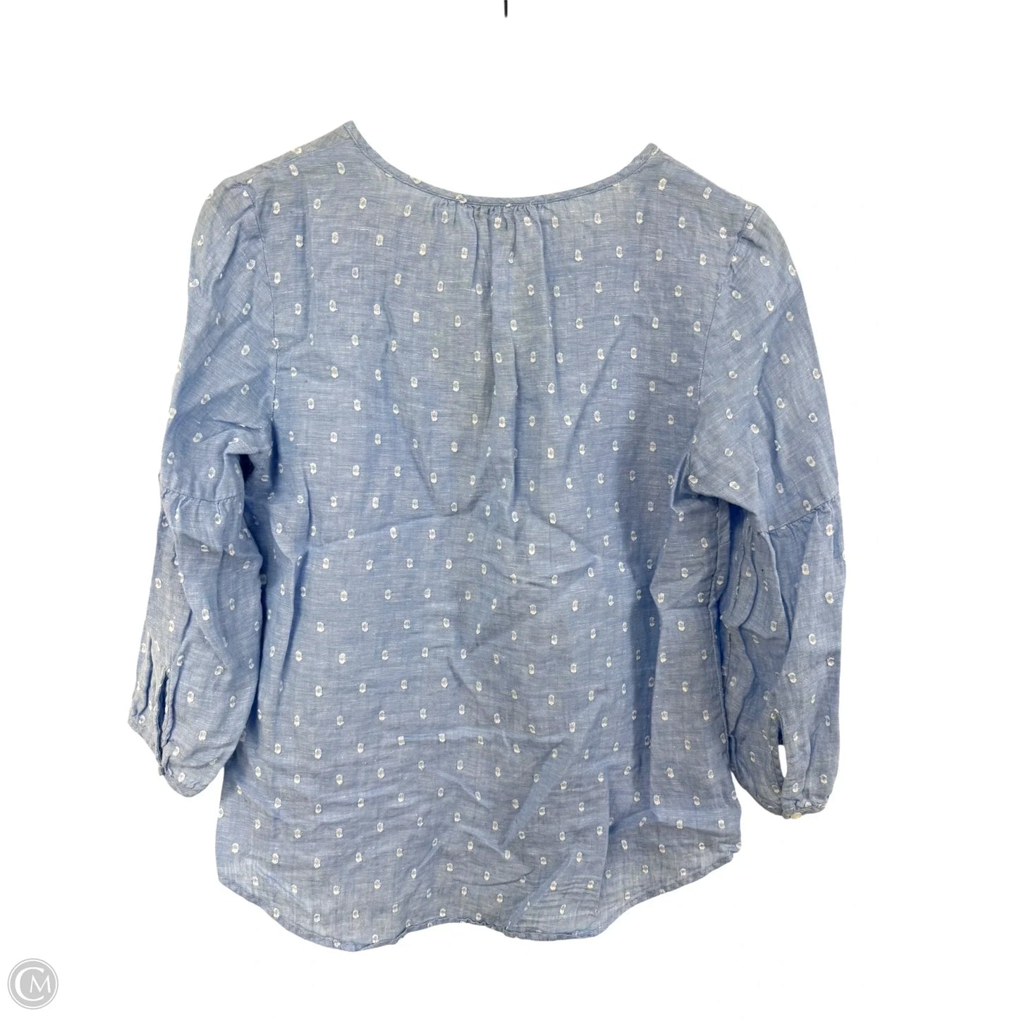 Top 3/4 Sleeve By Talbots In Blue, Size: Sp