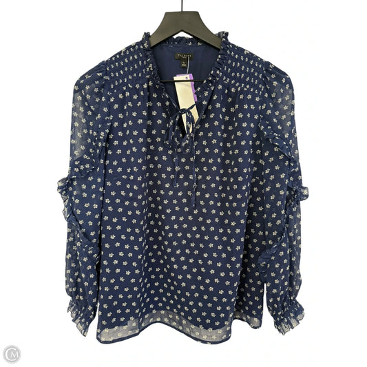 Top Long Sleeve By Talbots In Navy, Size: Sp
