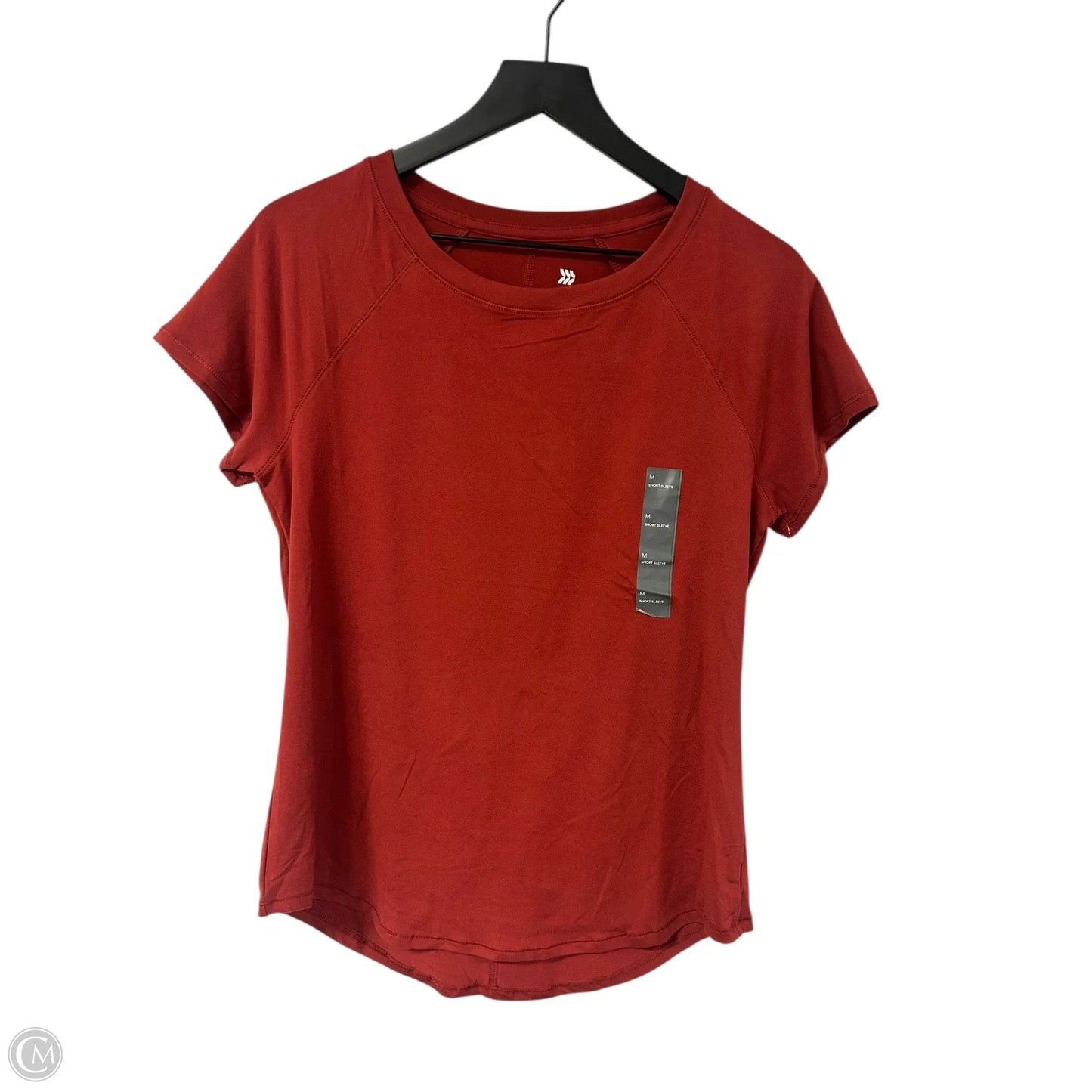 Athletic Top Short Sleeve By All In Motion In Orange, Size: M