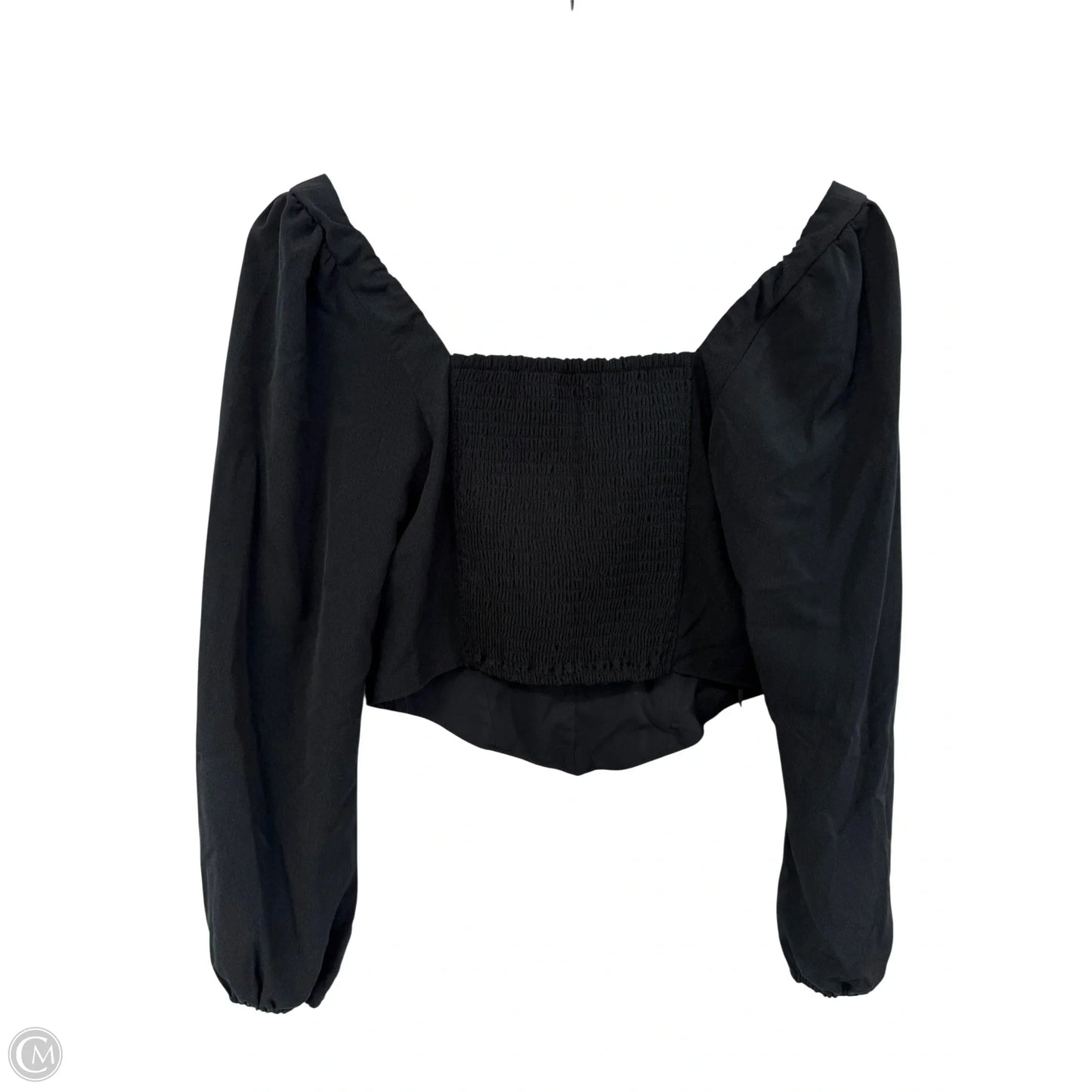 Top Long Sleeve By Abercrombie And Fitch In Black, Size: S