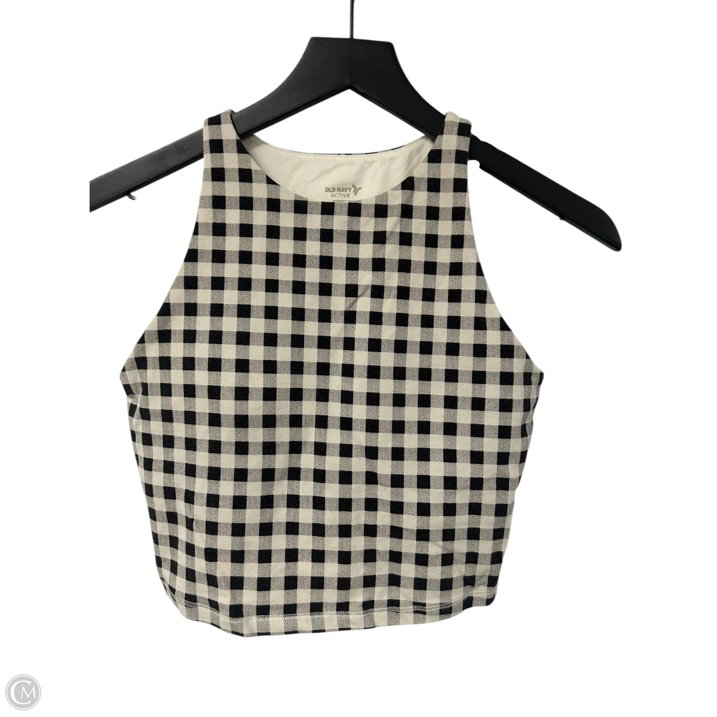 Athletic Tank Top By Old Navy In Black & White, Size: M