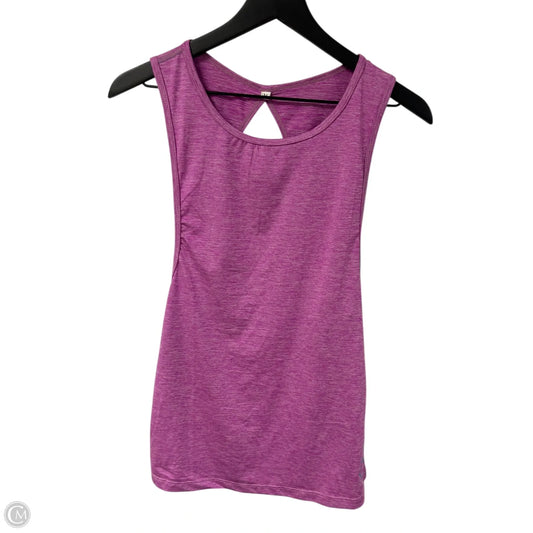 Athletic Tank Top By Cmf In Purple, Size: M