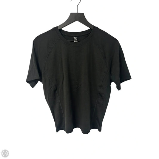 Athletic Top Short Sleeve By Kyodan In Black, Size: Xl