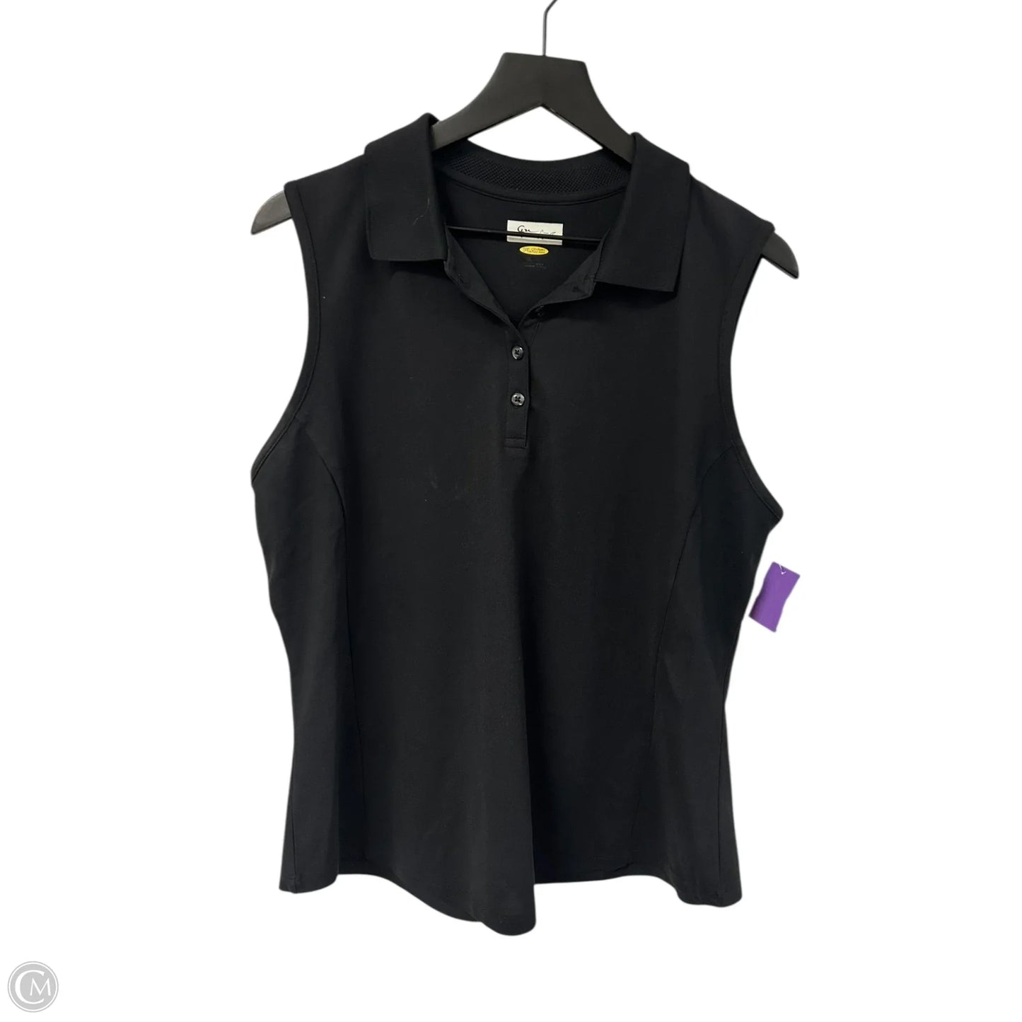 Athletic Tank Top By Clothes Mentor In Black, Size: Xl