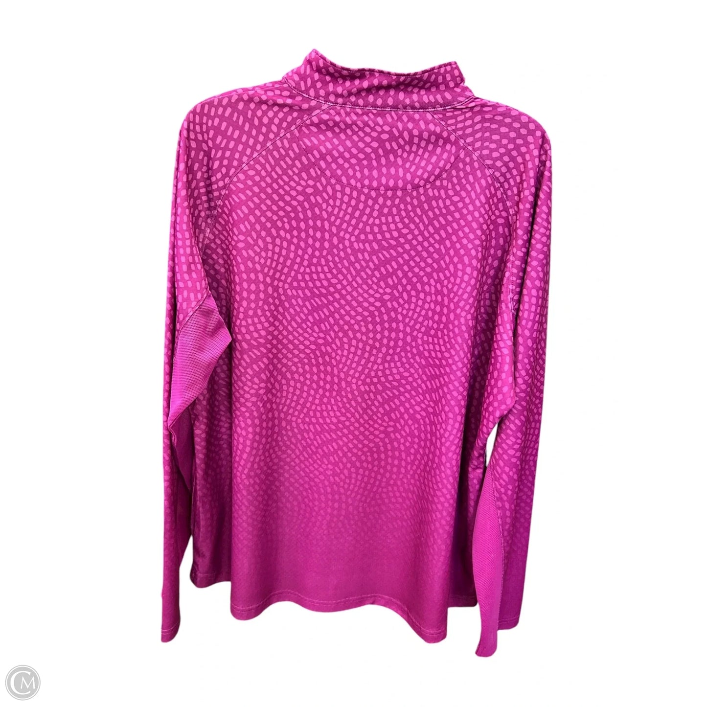 Athletic Top Long Sleeve Collar By Clothes Mentor In Purple, Size: Xxl