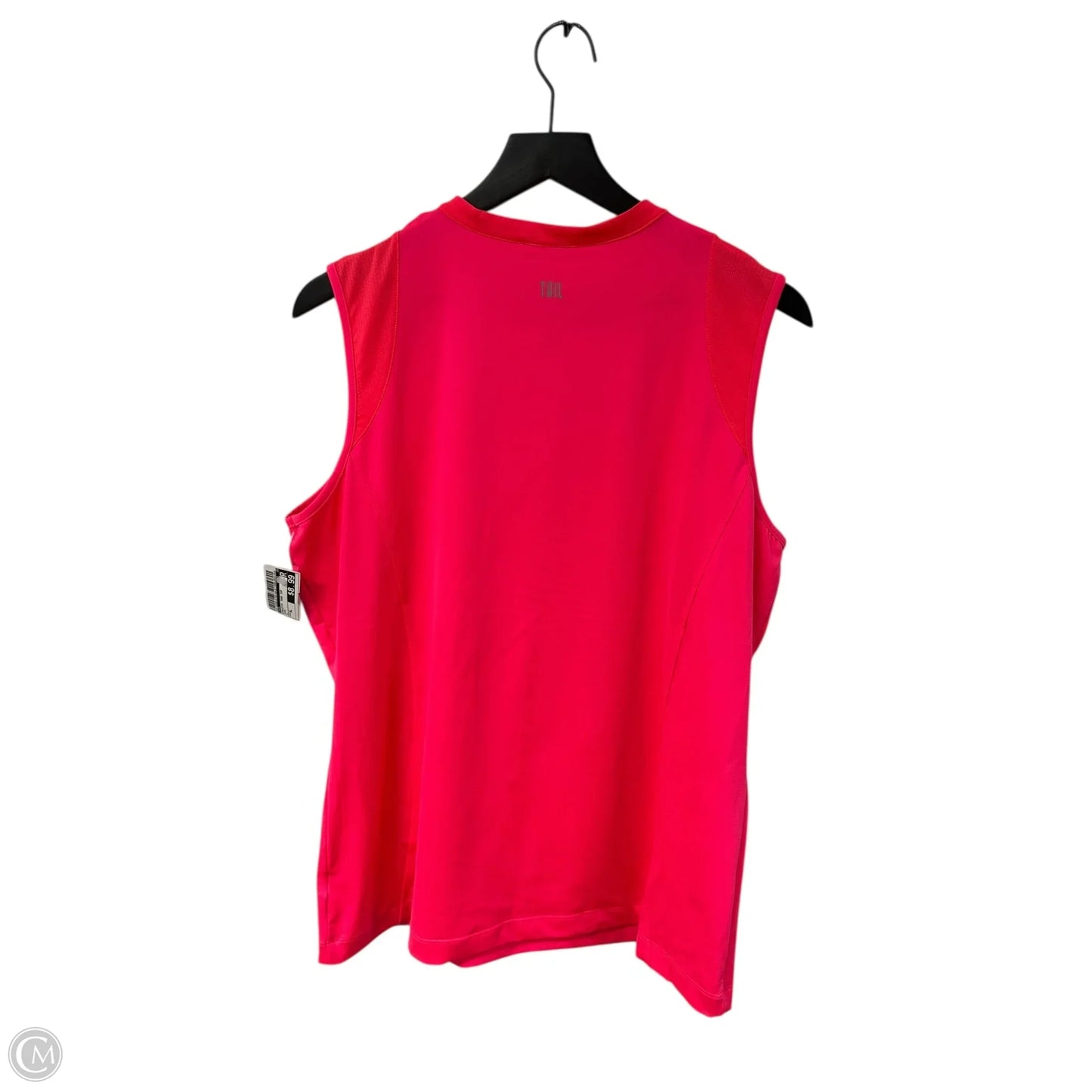 Athletic Tank Top By Tail In Pink, Size: Xl