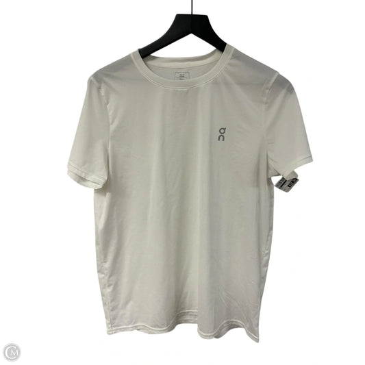 Athletic Top Short Sleeve By On In White, Size: L