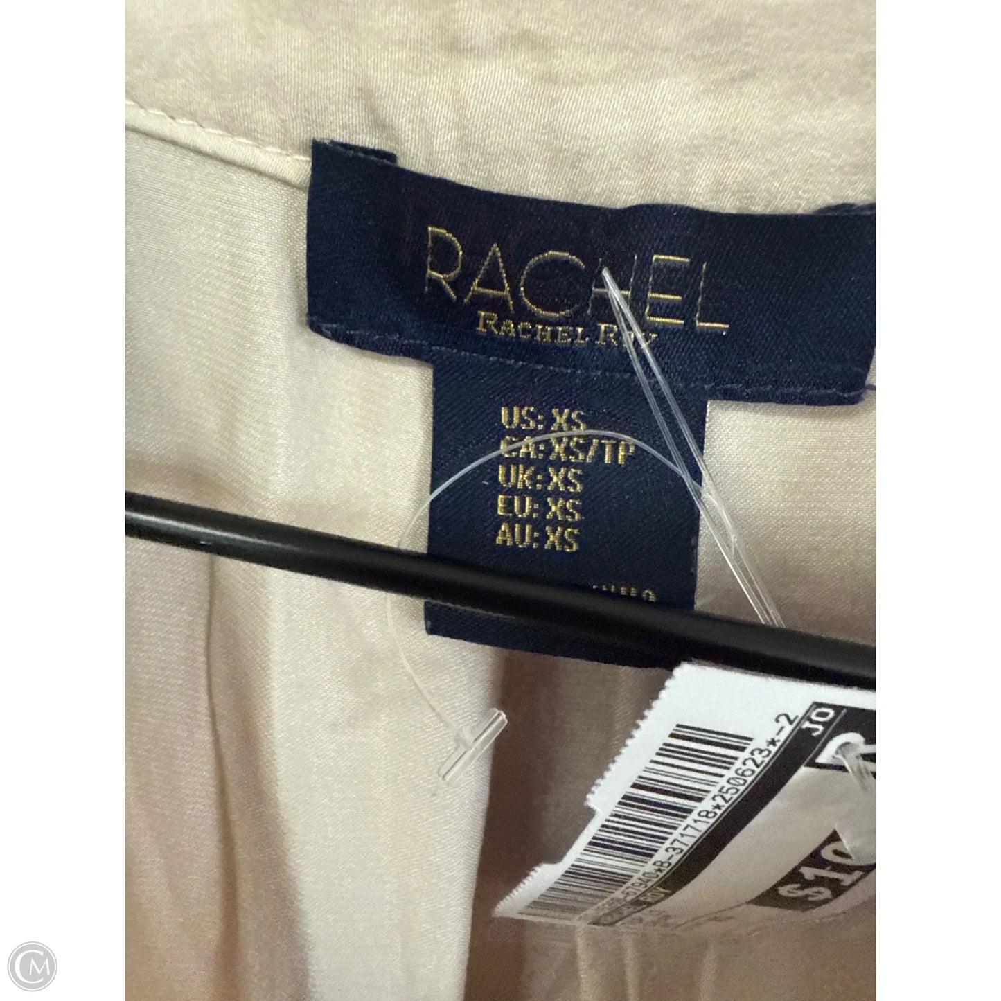 Top Long Sleeve By Rachel Roy In Cream, Size: Xs