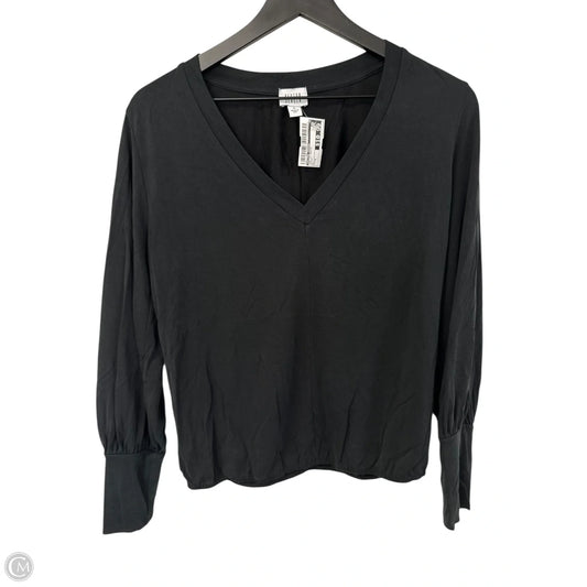 Top Long Sleeve Basic By Peyton Jensen In Black, Size: S