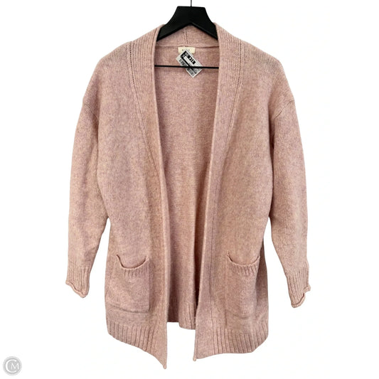 Sweater Cardigan By Debut In Pink, Size: S