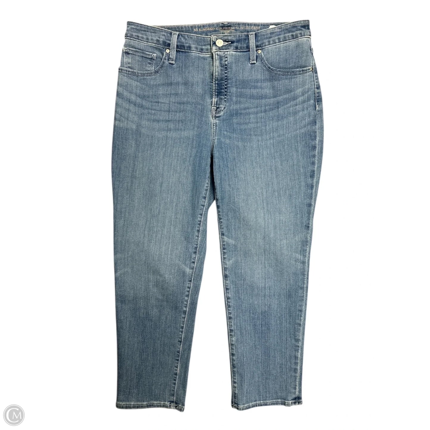 Jeans Boyfriend By Chicos In Blue Denim, Size: 6