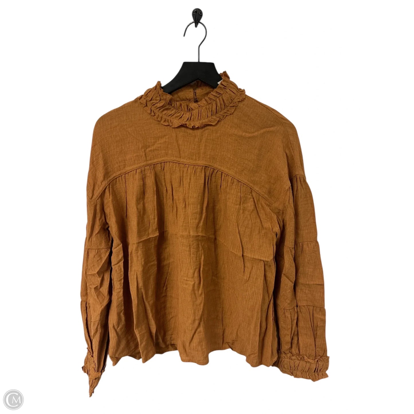 Top Long Sleeve By Loveriche In Brown, Size: S