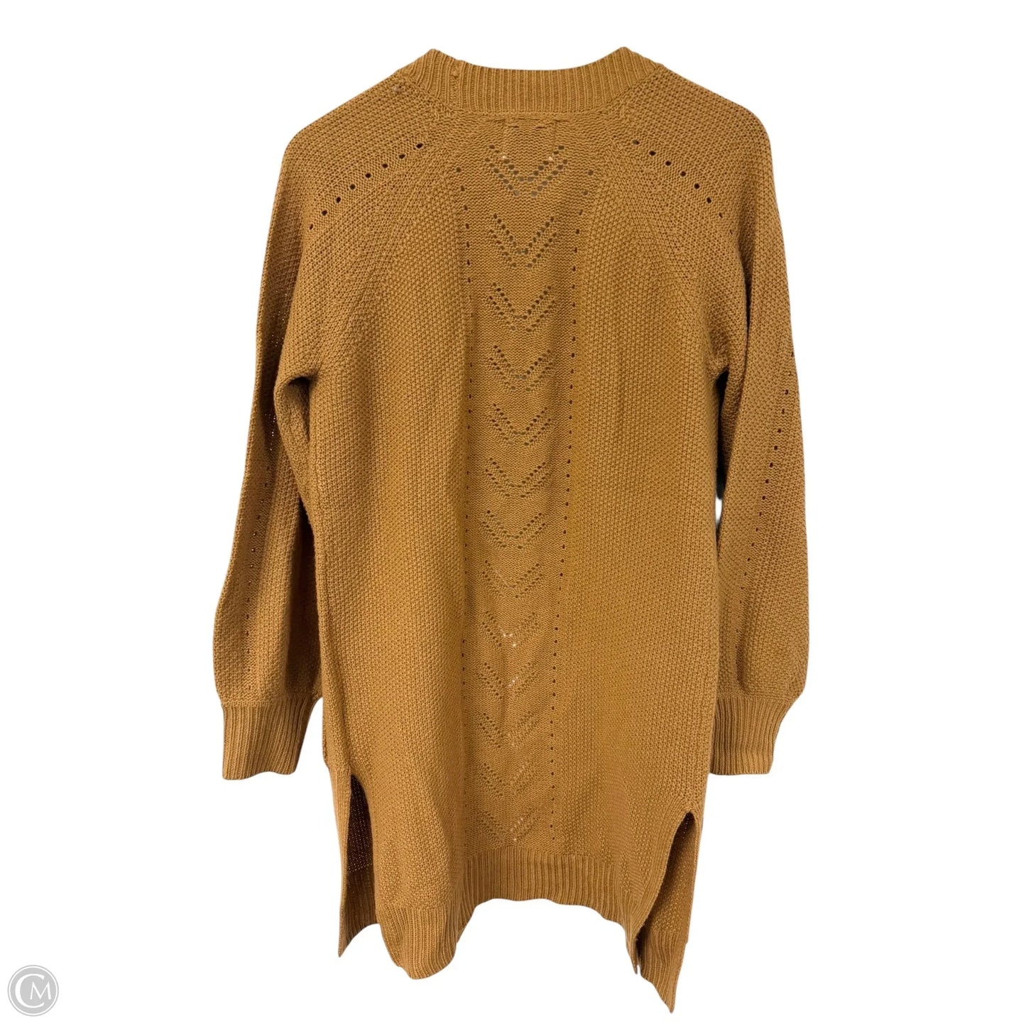 Sweater Cardigan By Pink Rose In Yellow, Size: S