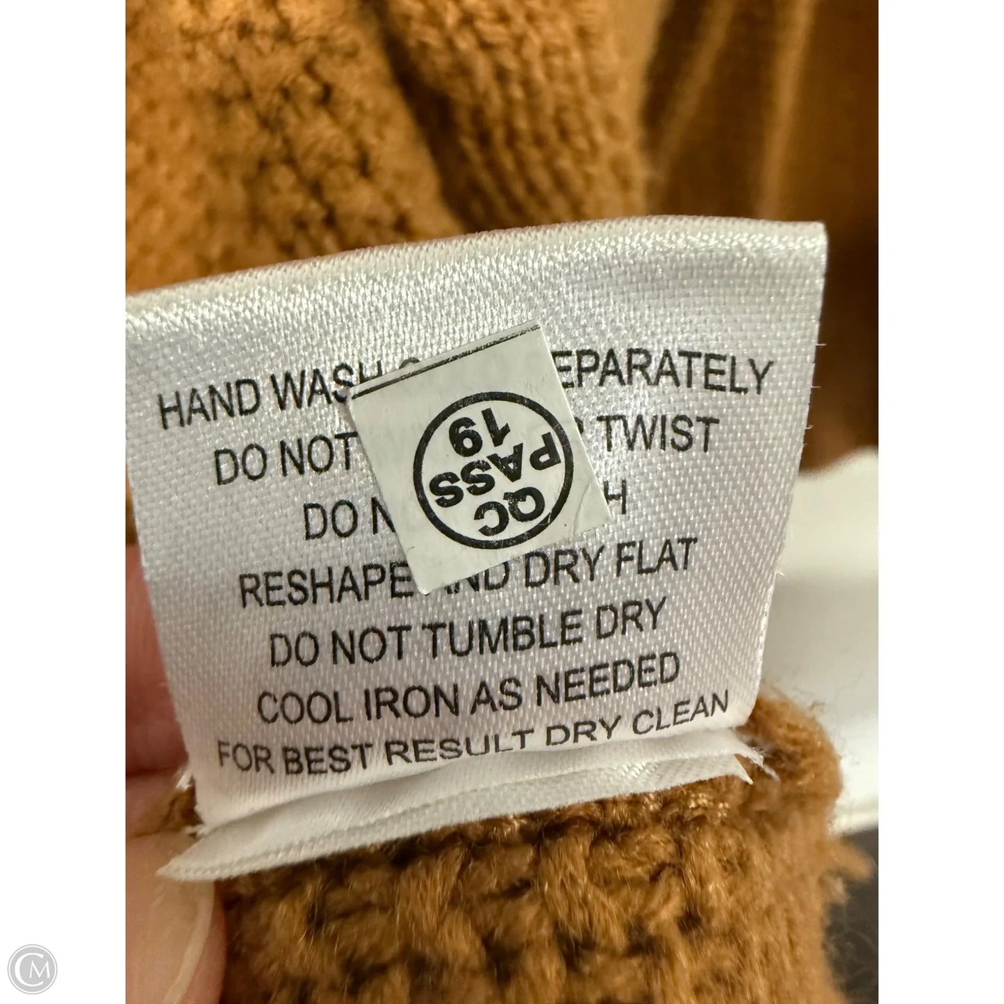 Sweater Cardigan By Pink Rose In Yellow, Size: S