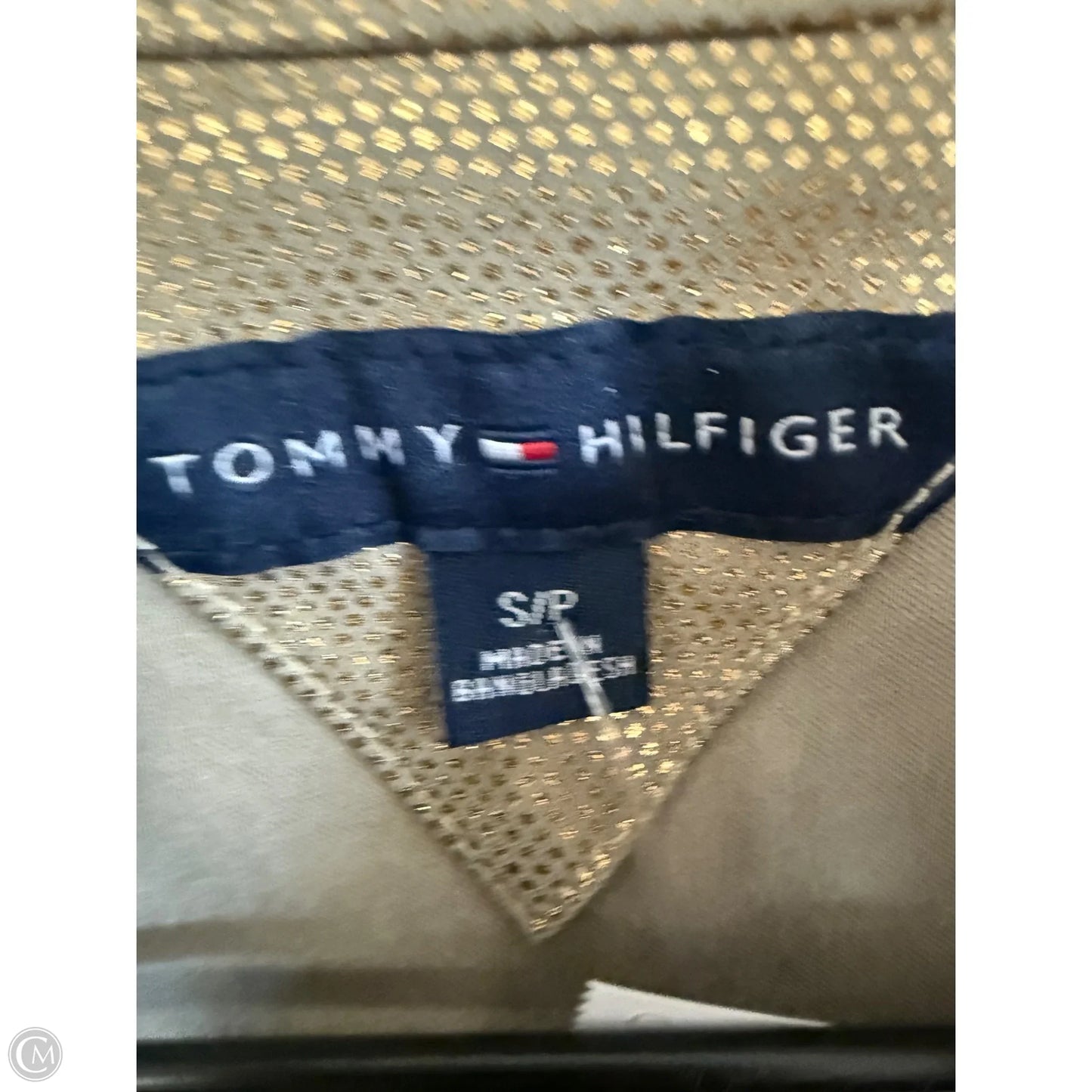 Jacket Other By Tommy Hilfiger In Gold, Size: S