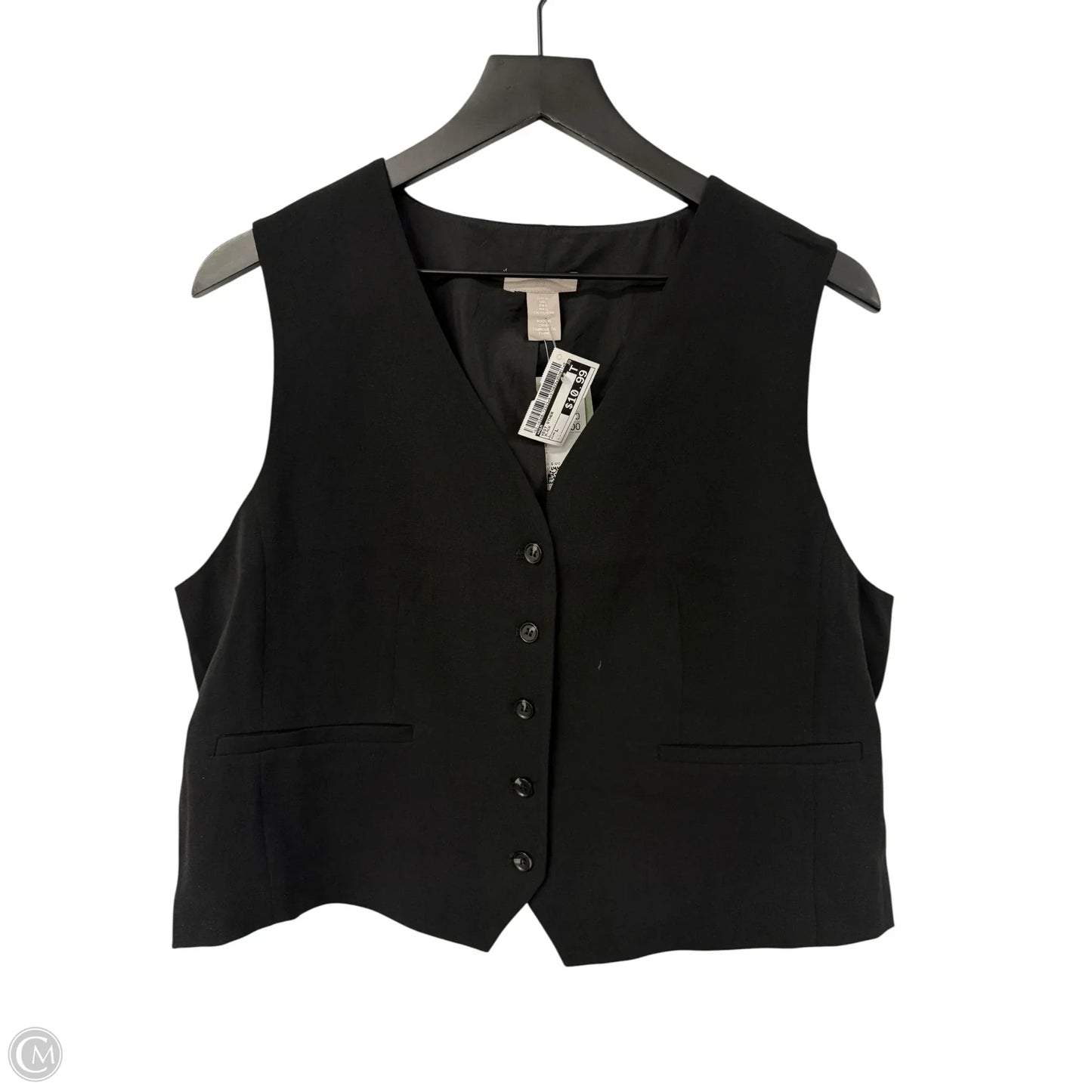 Vest Other By H&m In Black, Size: L