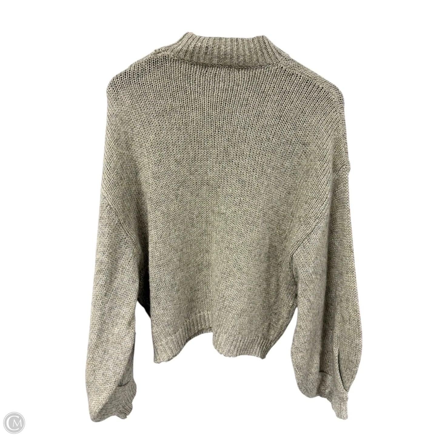 Sweater By Bb Dakota In Gold & Grey, Size: S