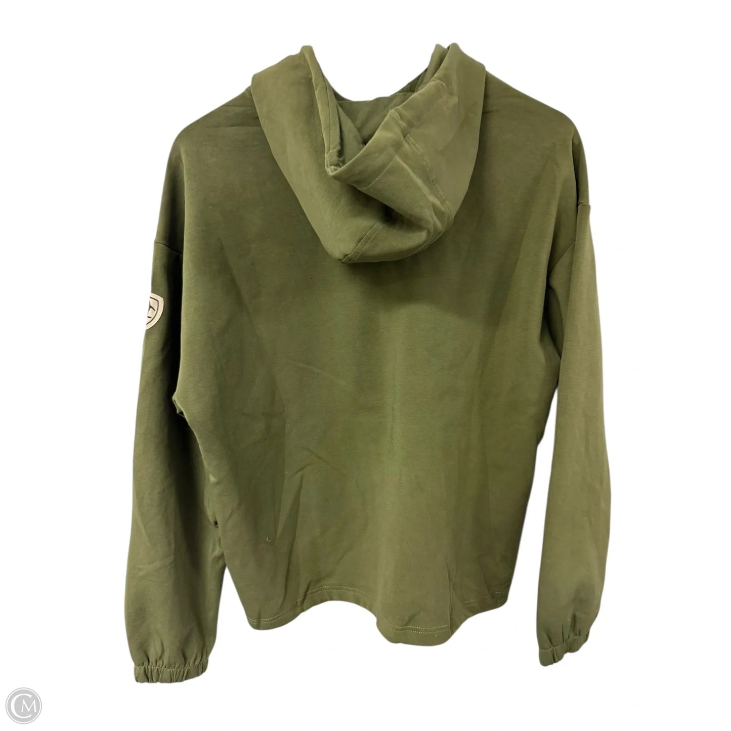 Sweatshirt Hoodie By Ariat In Green, Size: M