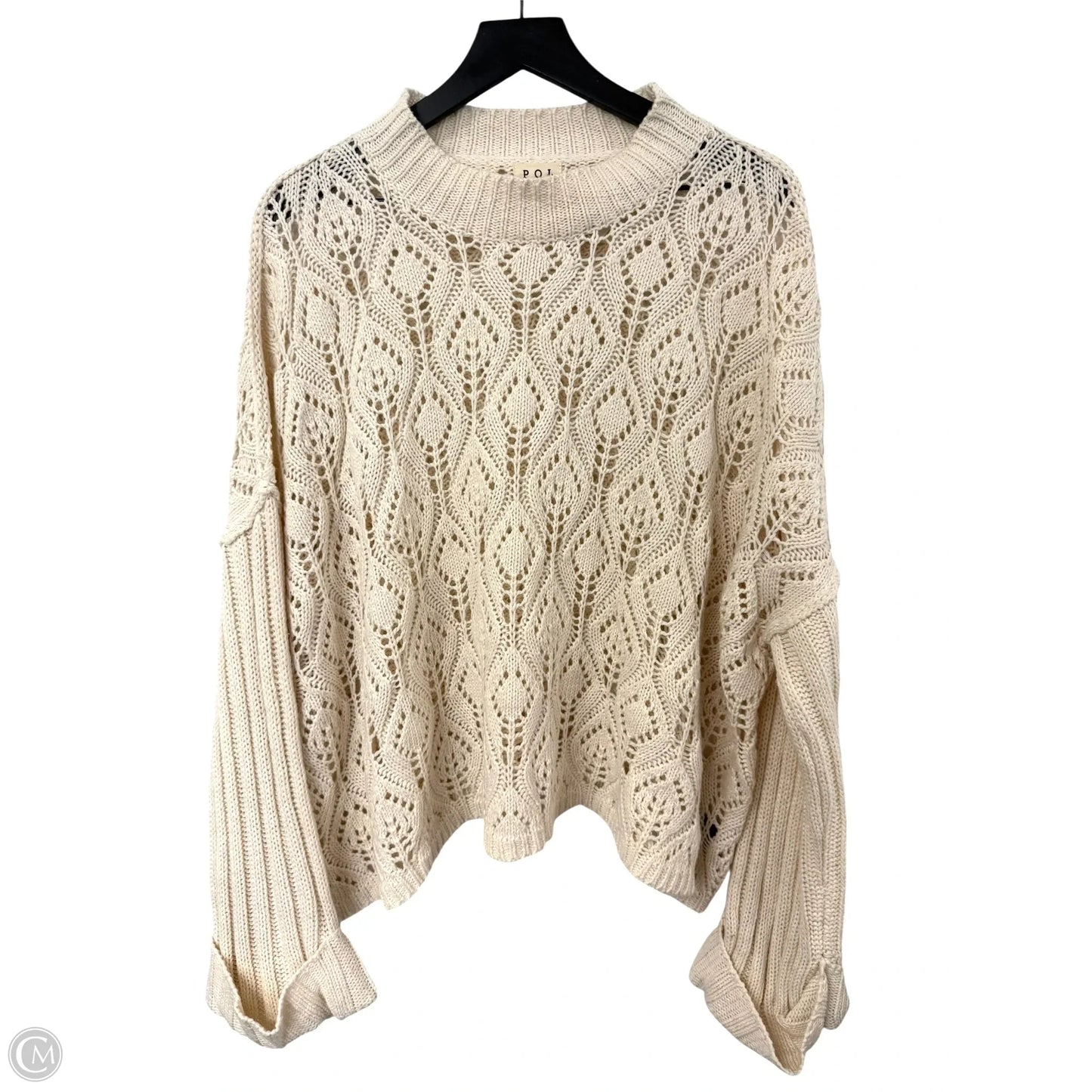 Sweater By Pol In Cream, Size: L
