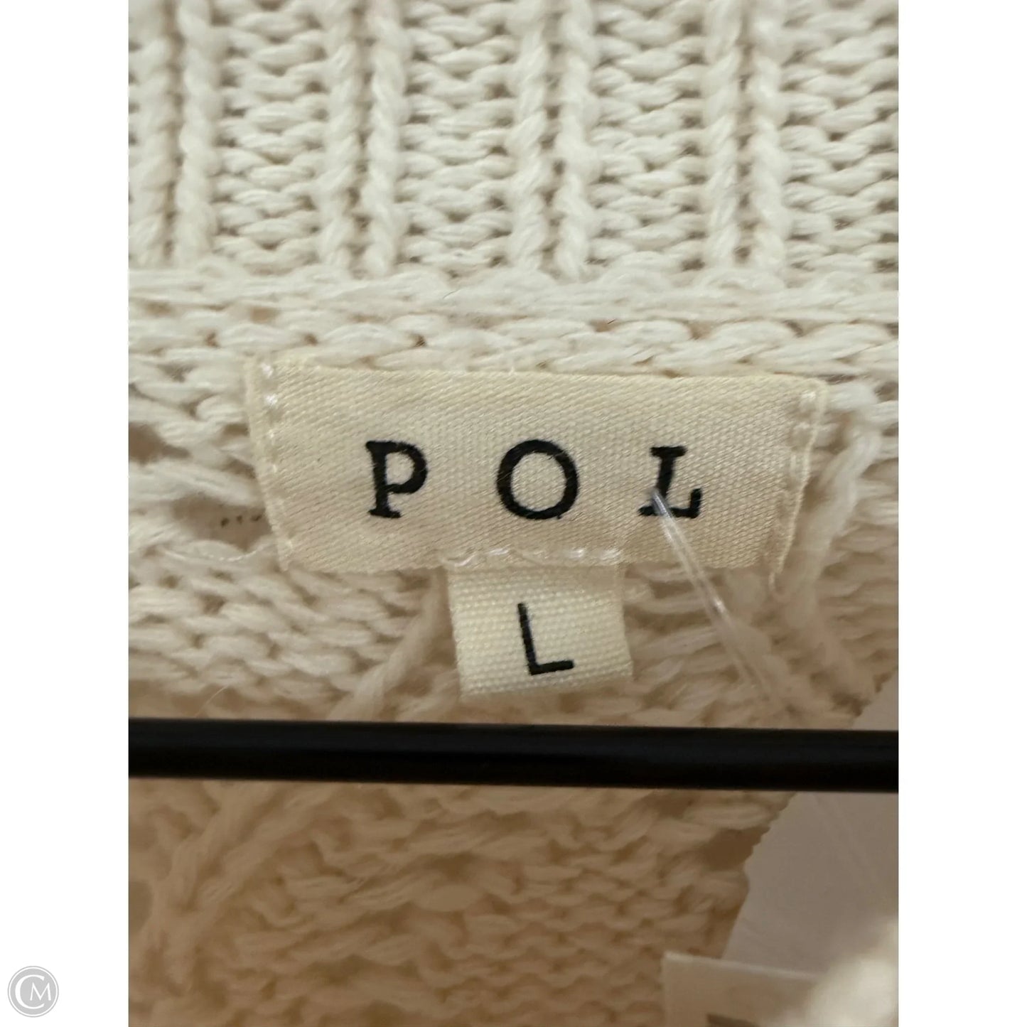 Sweater By Pol In Cream, Size: L