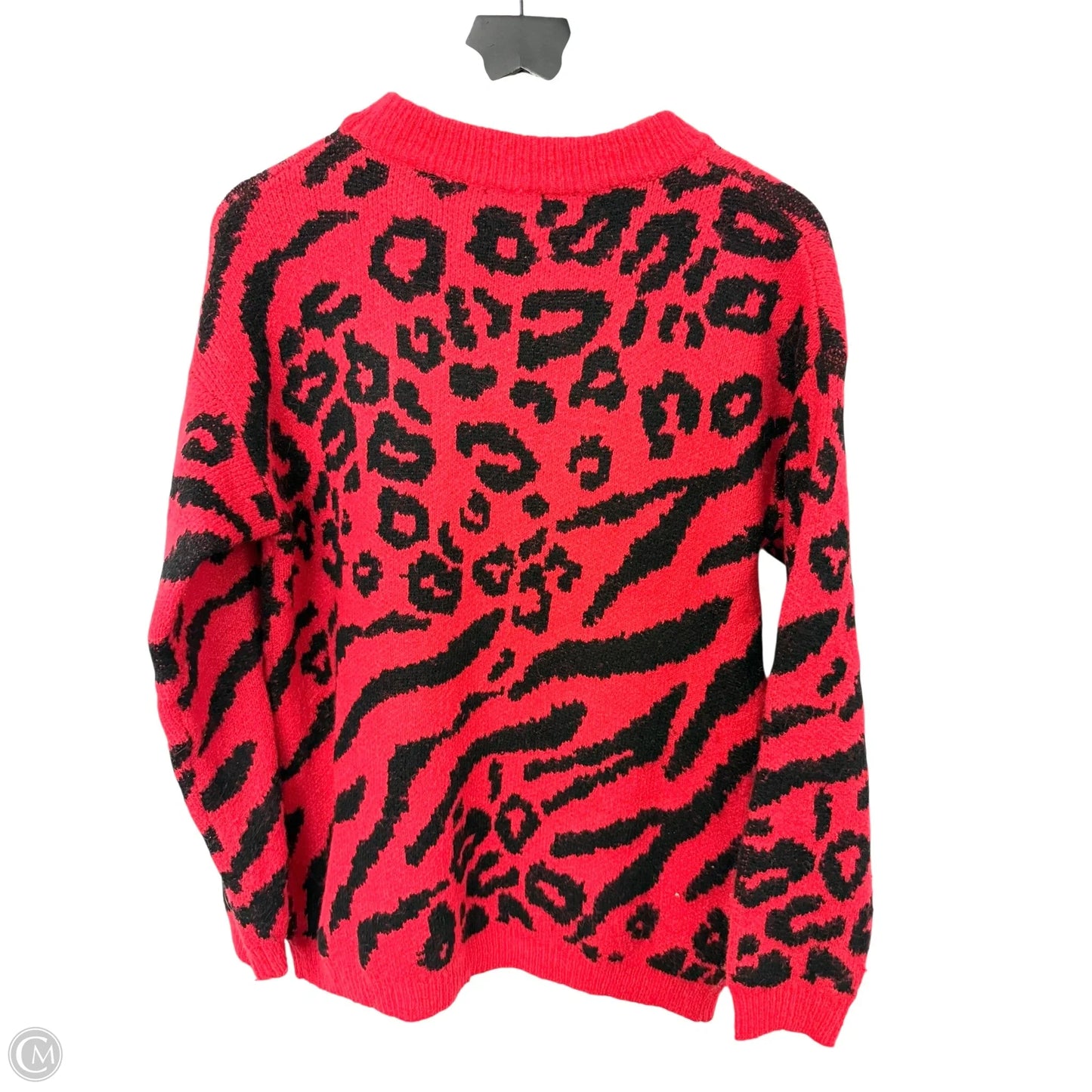 Sweater By Lumiere In Black & Red, Size: S