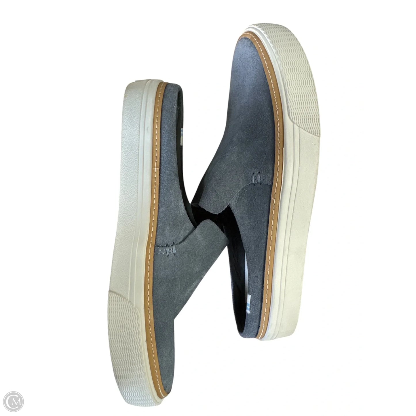 Shoes Flats By Toms In Grey, Size: 7