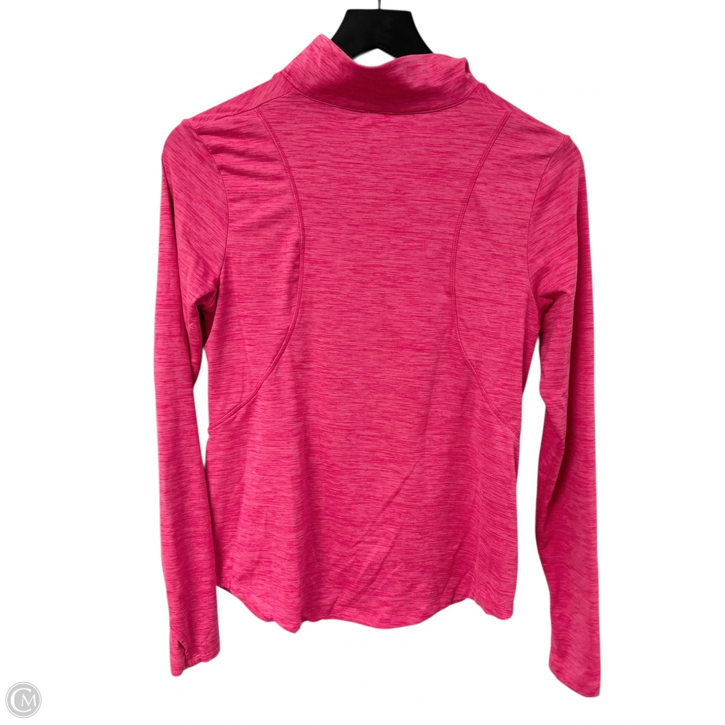 Athletic Top Long Sleeve Collar By Avia In Pink, Size: S