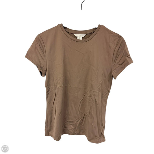 Top Short Sleeve Basic By H&m In Brown, Size: L