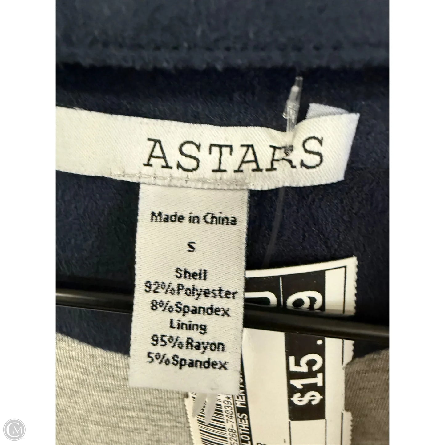 Blazer By Clothes Mentor In Navy, Size: S