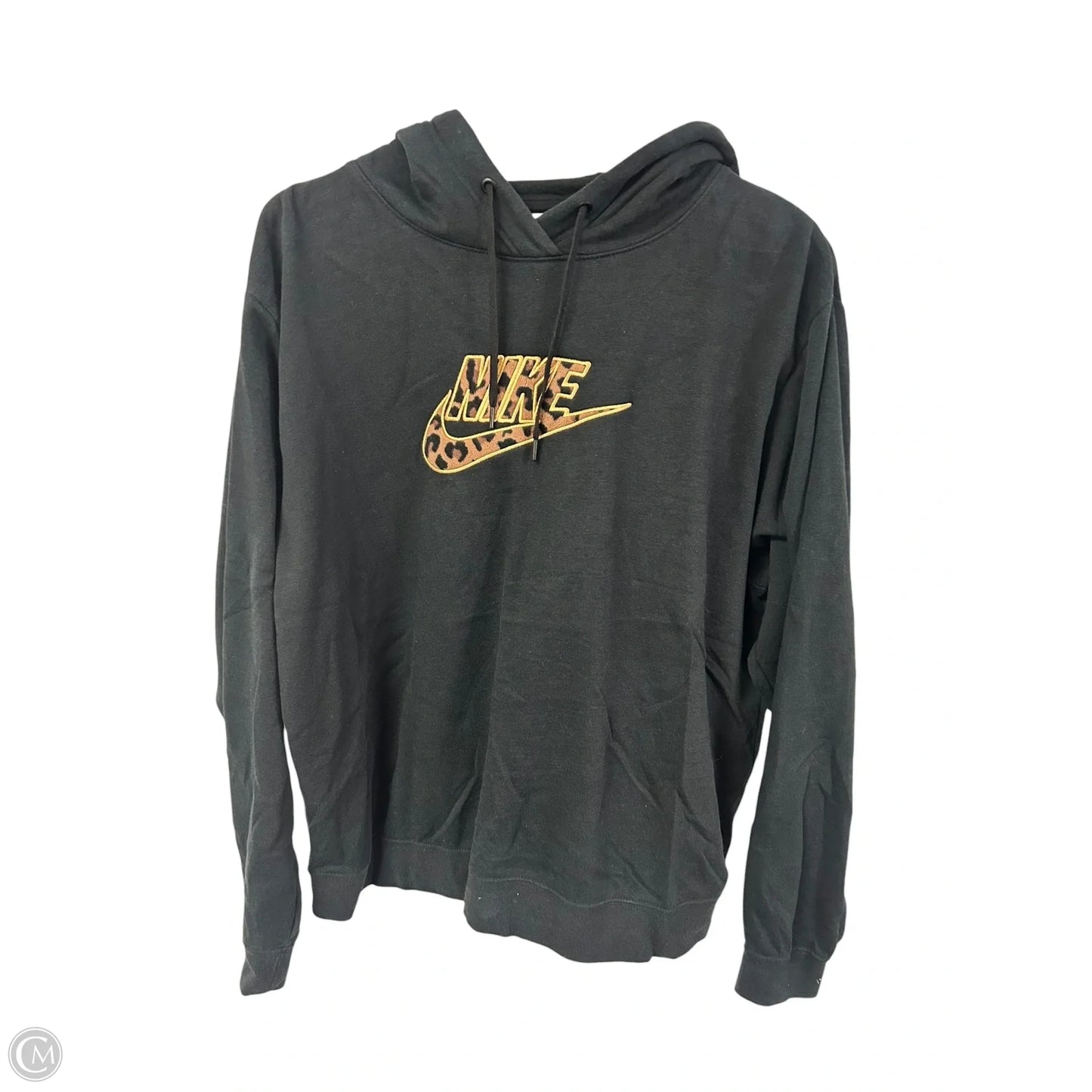 Sweatshirt Hoodie By Nike Apparel In Black, Size: L