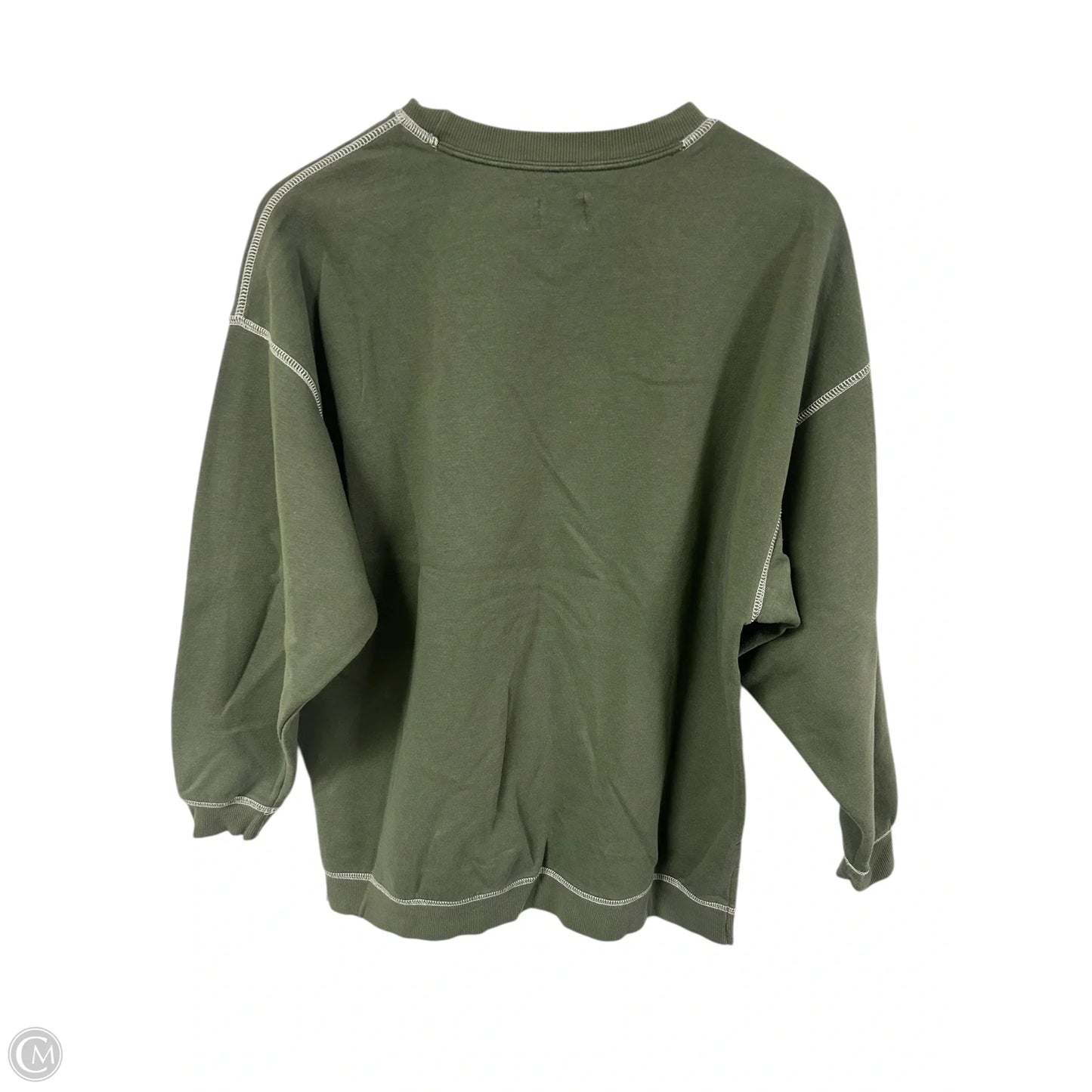 Sweatshirt Crewneck By Time And Tru In Green, Size: M