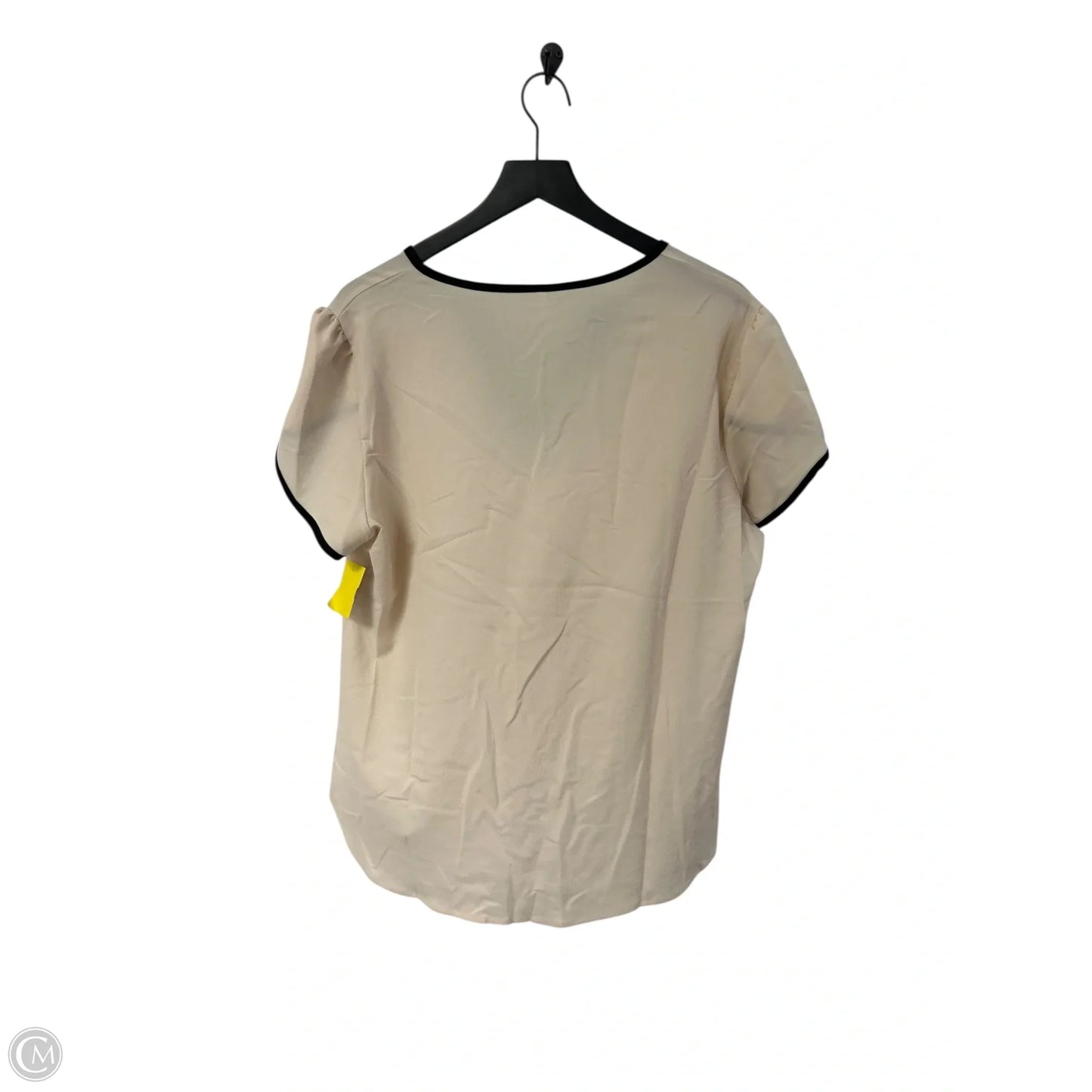 Top Short Sleeve By Cmf In Tan, Size: Xl