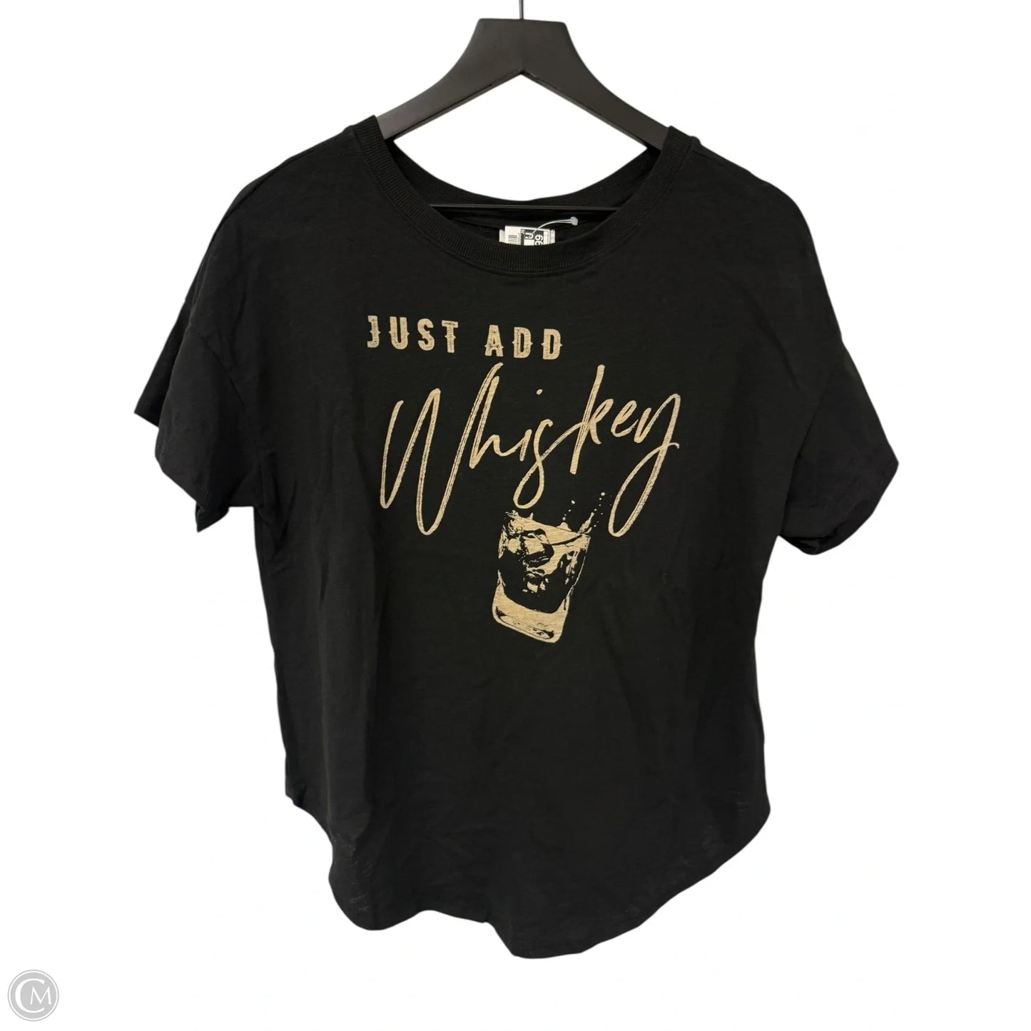 Top Short Sleeve By Shyanne In Black, Size: Xl