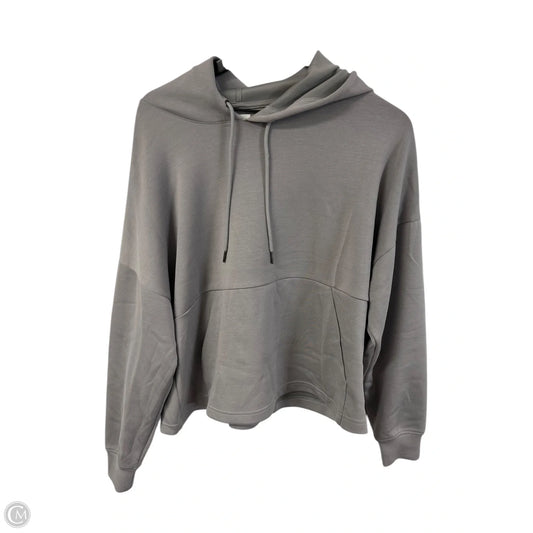 Sweatshirt Hoodie By Maurices In Grey, Size: L