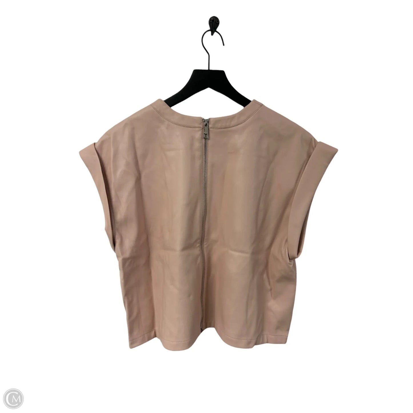 Top Short Sleeve By Steve Madden In Pink, Size: Xl