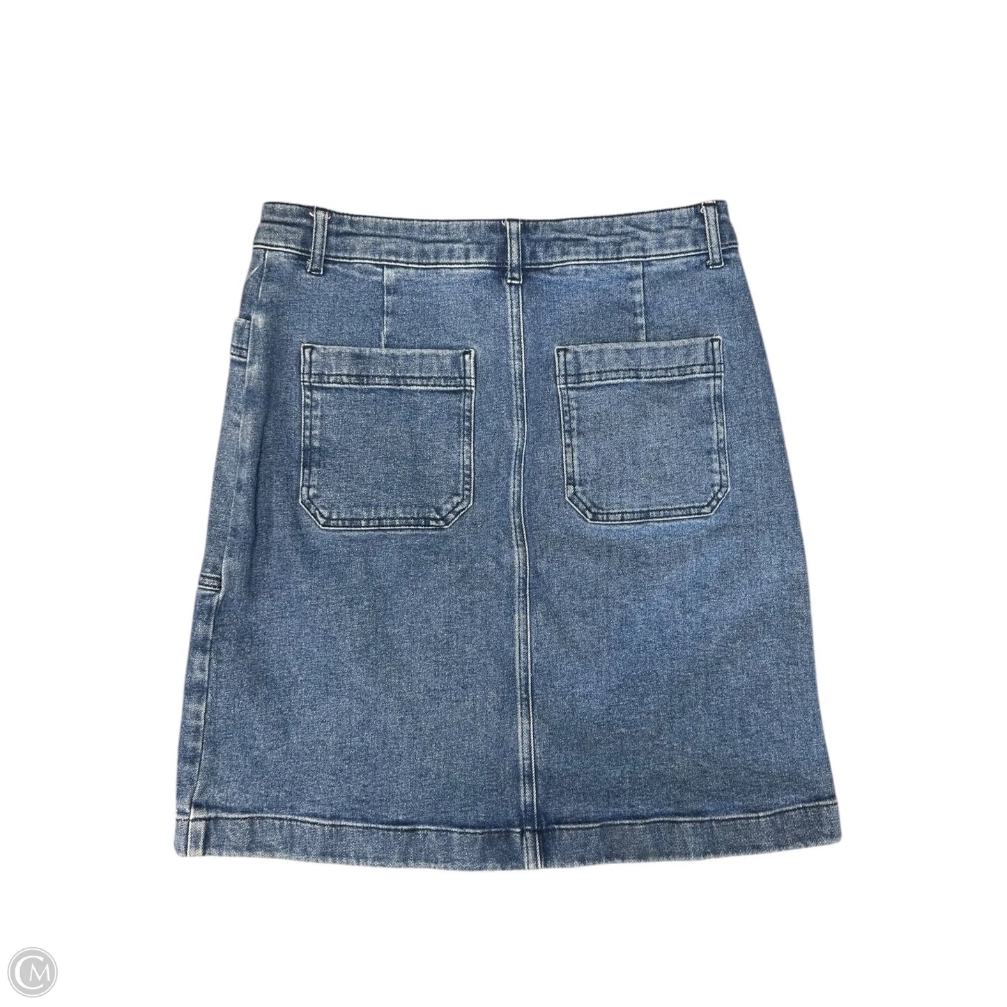 Skirt Mini & Short By Boden In Blue Denim, Size: 8