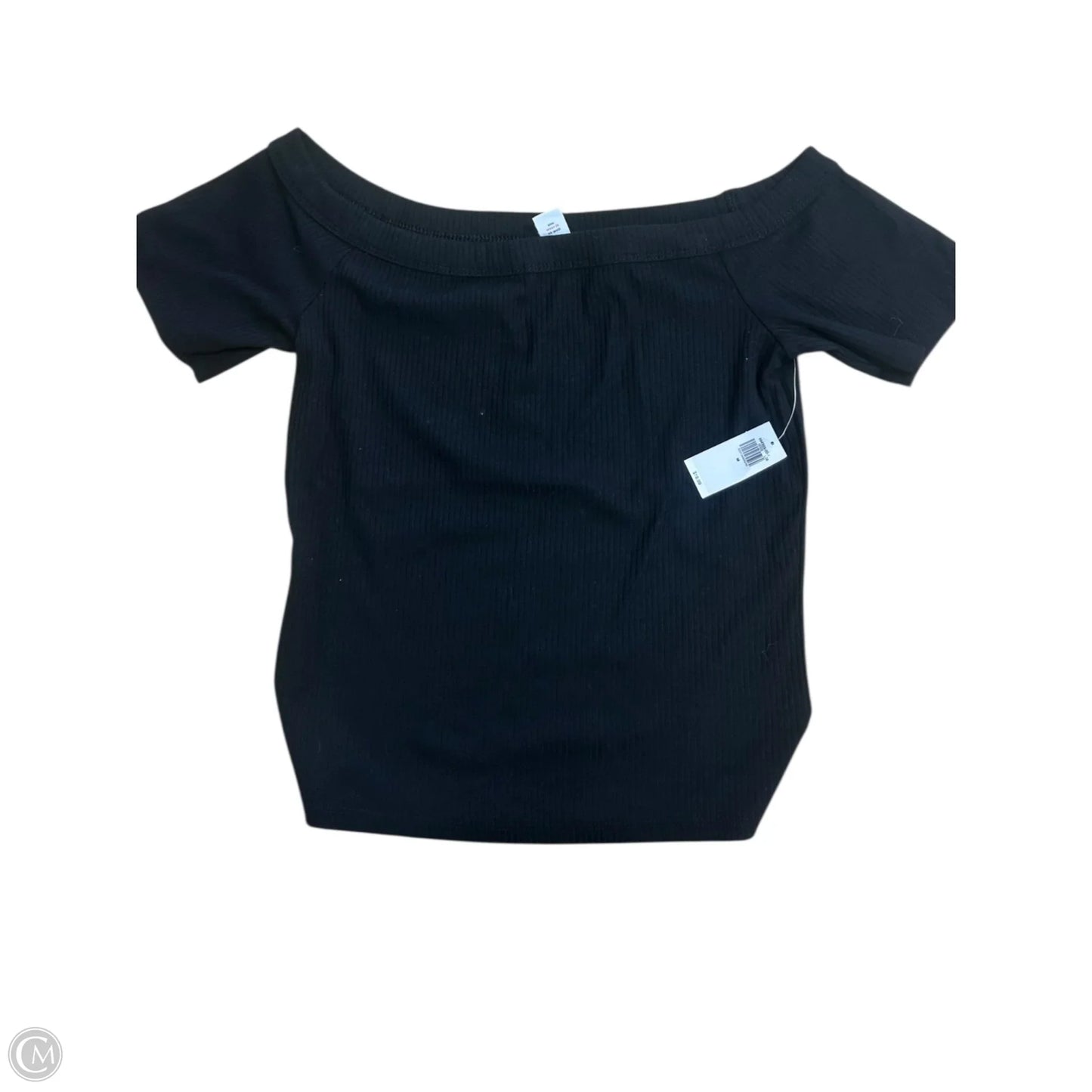Top Short Sleeve Basic By Old Navy In Black, Size: M