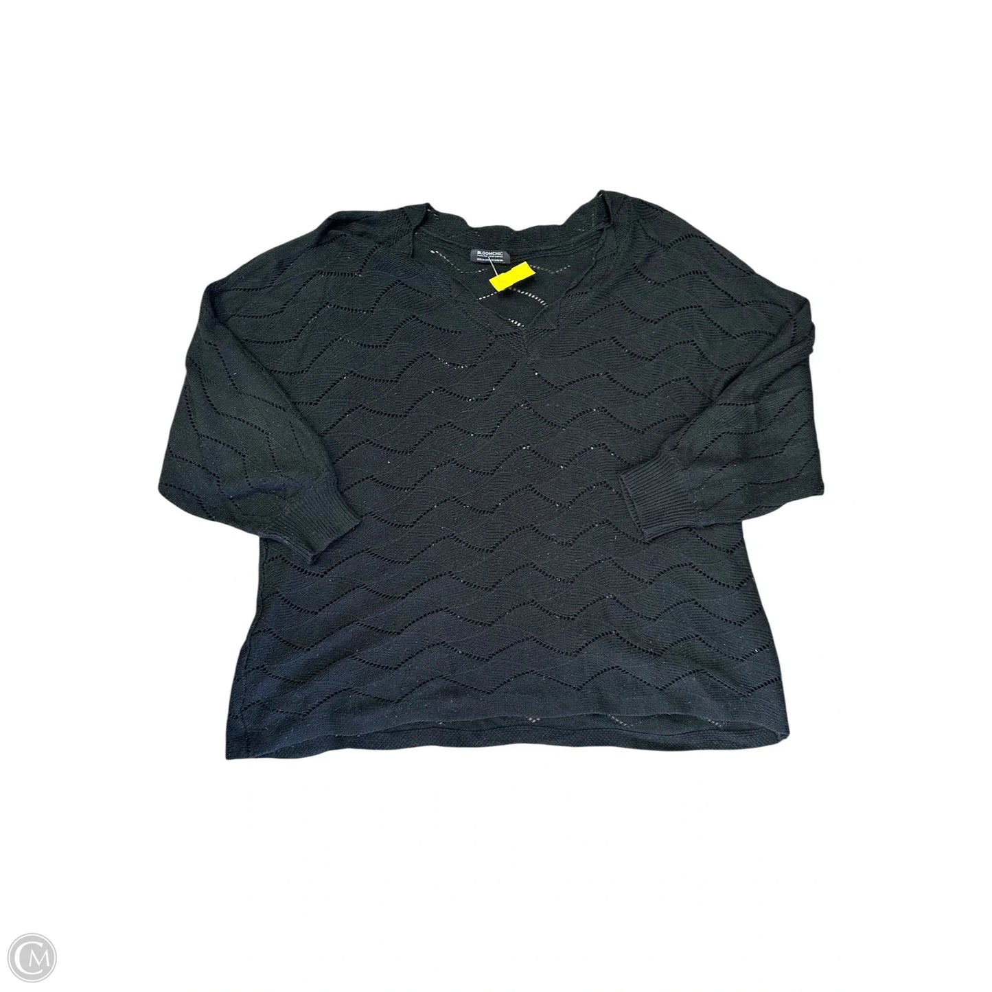 Sweater By Bloomchic In Black, Size: 3x