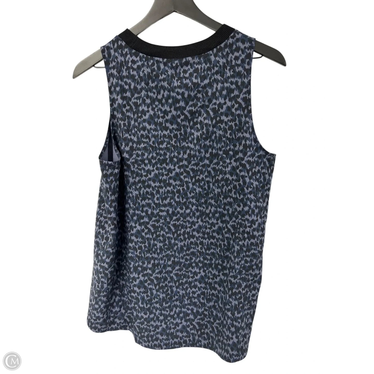 Athletic Tank Top By Athleta In Black & Blue, Size: M