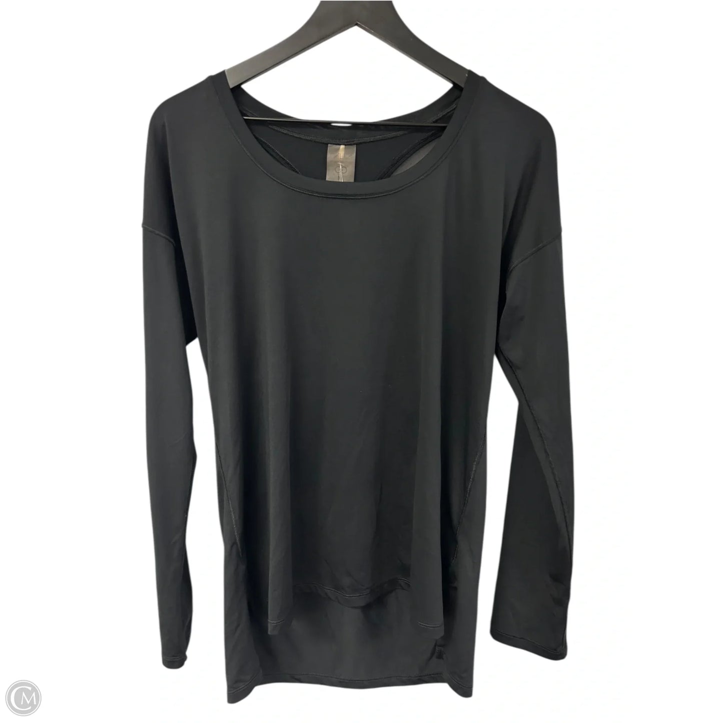 Athletic Top Long Sleeve Crewneck By Calia In Black, Size: M