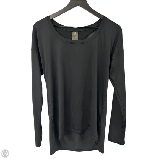 Athletic Top Long Sleeve Crewneck By Calia In Black, Size: M
