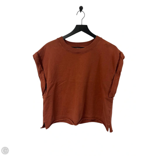 Top Short Sleeve By Calia In Orange, Size: M
